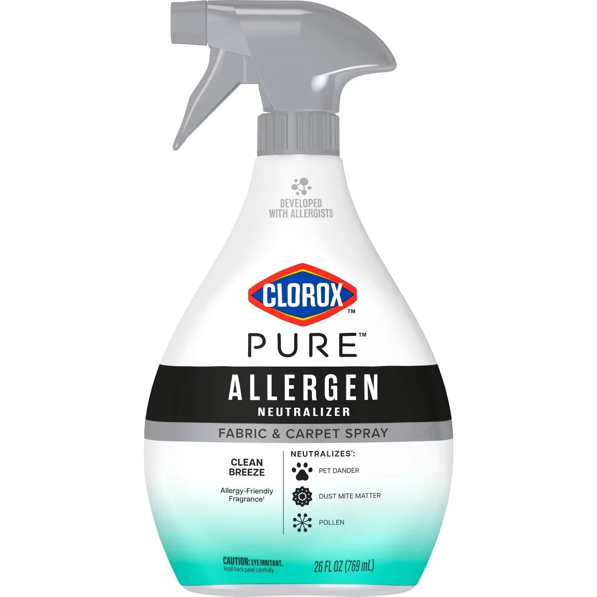 Clorox PURE Allergen Neutralizer Fabric & Carpet Spray Air Fresheners Clean Breeze - 26oz