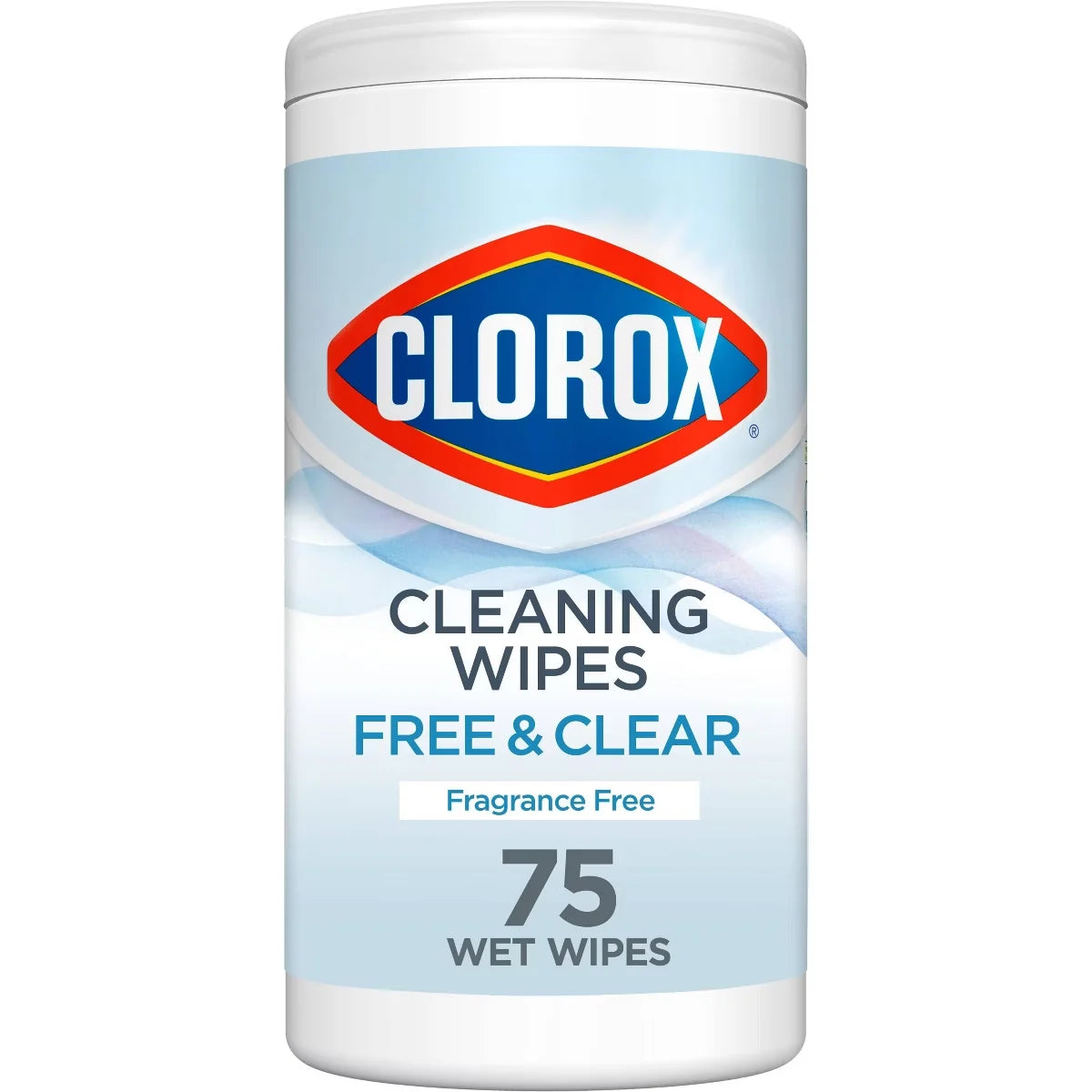 Clorox Free & Clear Unscented Cleaning Wipes - 75ct