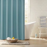 Clorox Bathroom Shower Curtain with Waterproof Lightweight PEVA Liner Set