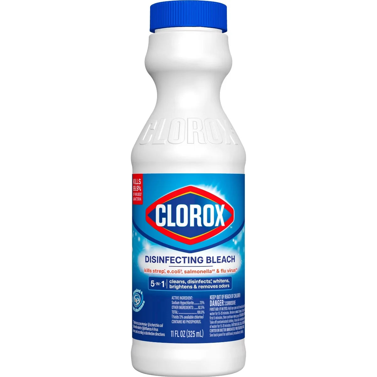Clorox Unscented Disinfecting Liquid Bleach - 11 fl oz: Spray Bottle, Phosphate-Free, For Fabrics