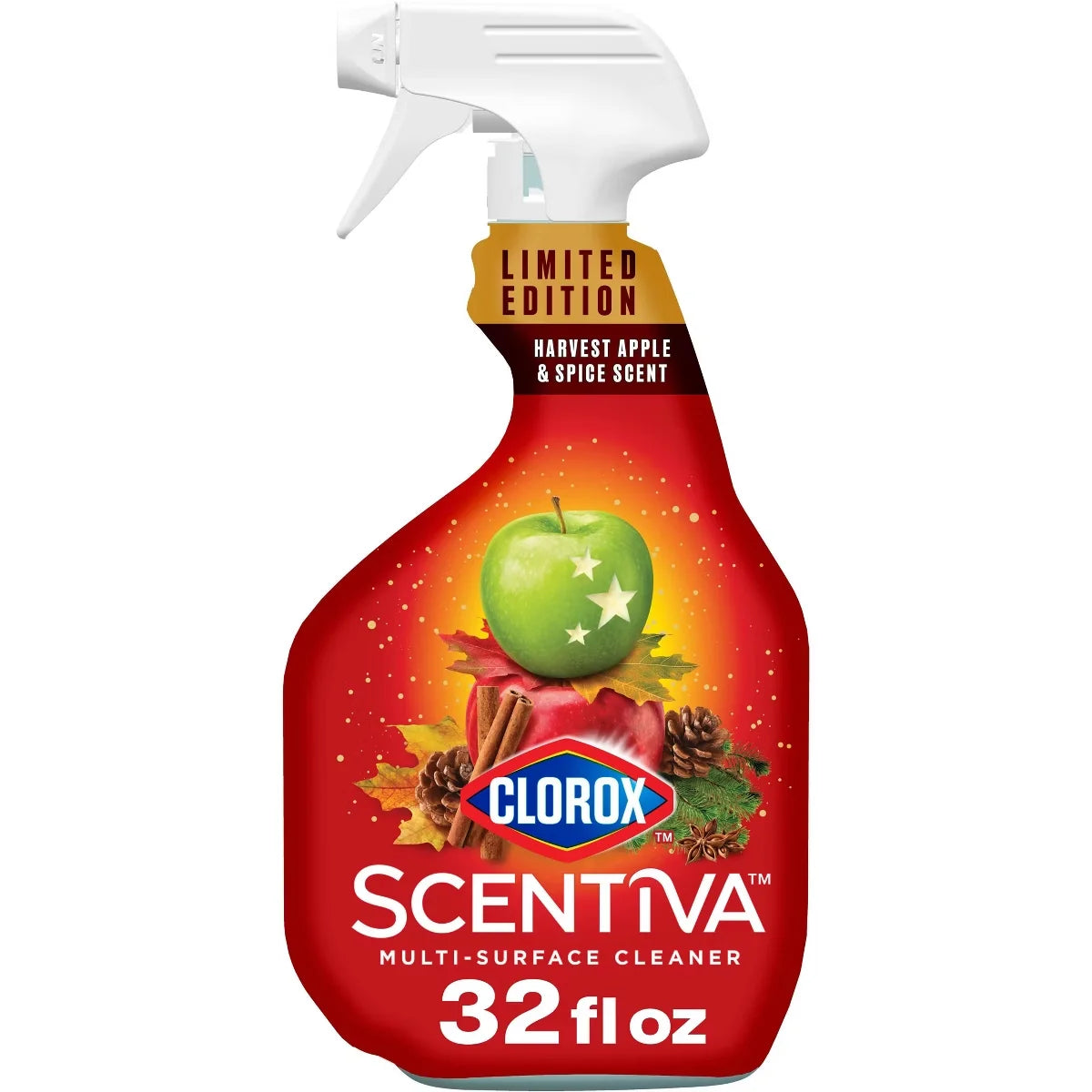 Clorox Harvest Apple & Spice Scentiva Multi-Surface Cleaner Liquid Spray - 32 fl oz