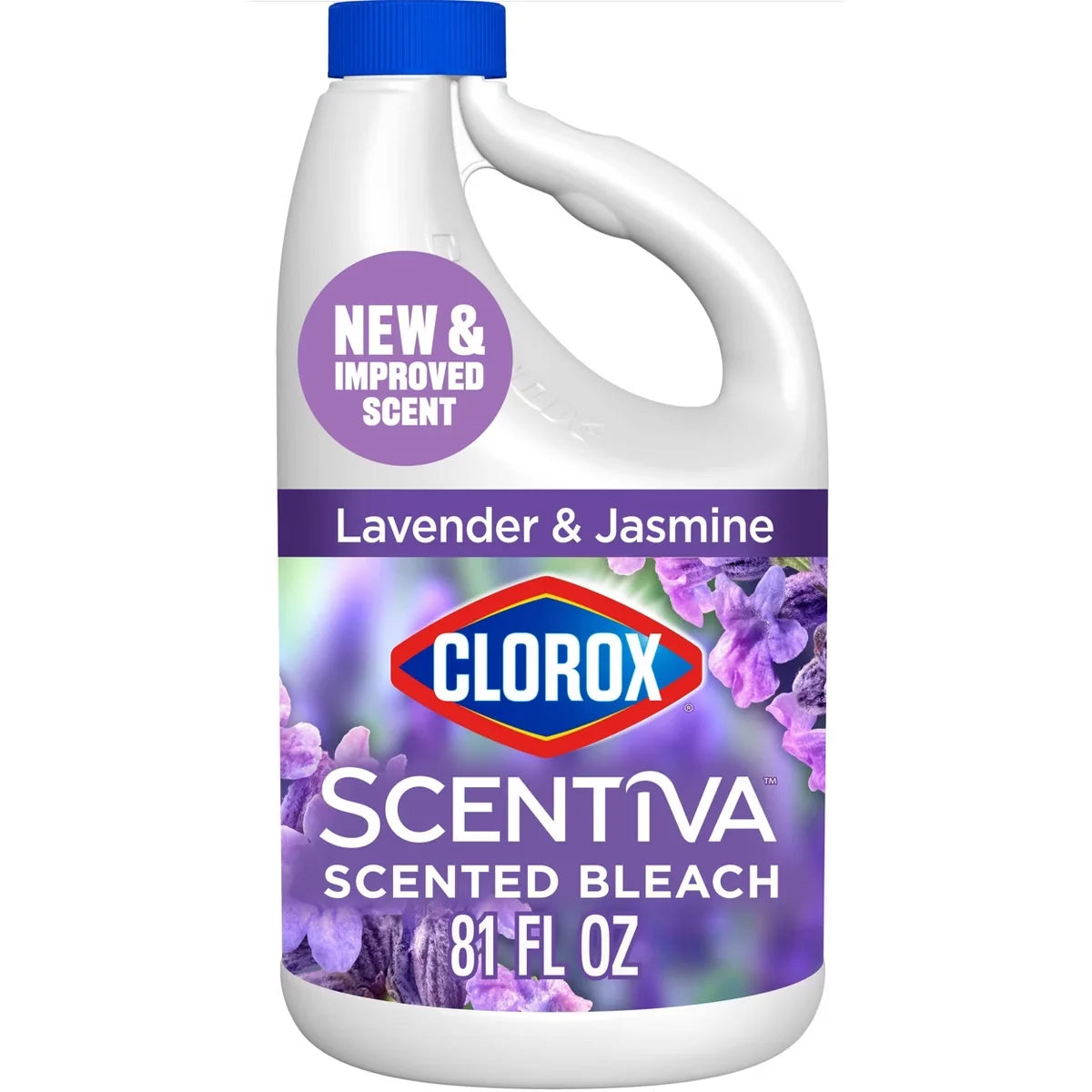 Clorox Scentiva Scented Bleach Multi-Purpose Cleaner and Laundry Additive - Lavender & Jasmine - 81 fl oz