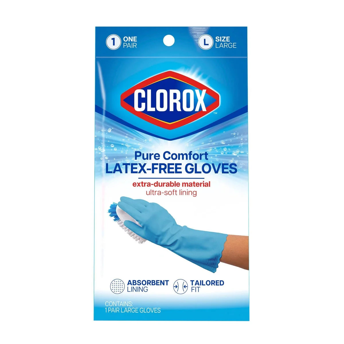 Clorox Pure Comfort Gloves - Large