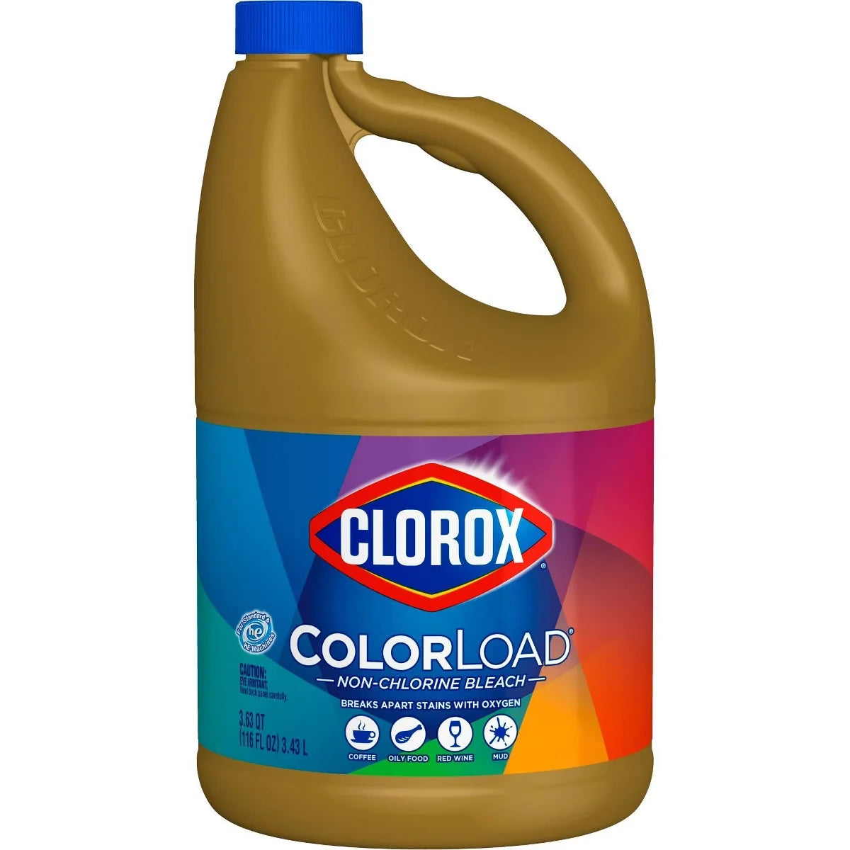 Clorox ColorLoad Unscented Non-Chlorine Liquid Bleach - 116 fl oz: Cleaners, Disinfects, Paraben-Free