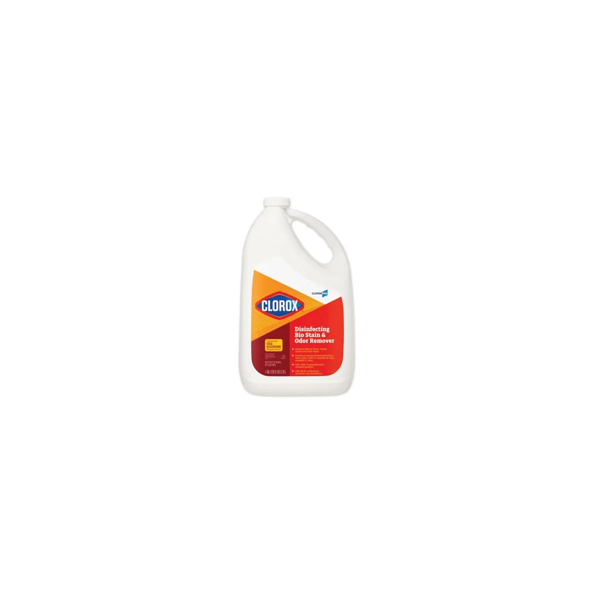 Clorox Disinfecting Bio Stain and Odor Remover, Fragranced, 128 oz Refill Bottle